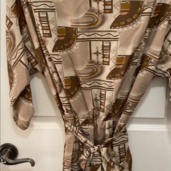 𝅺PEPPERMINT dress brown mini NWTS - Picture 6 of 9